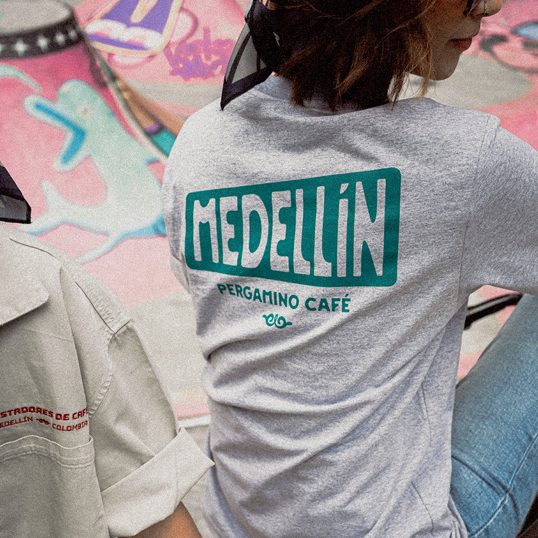Camiseta Medellín Gris Jaspe