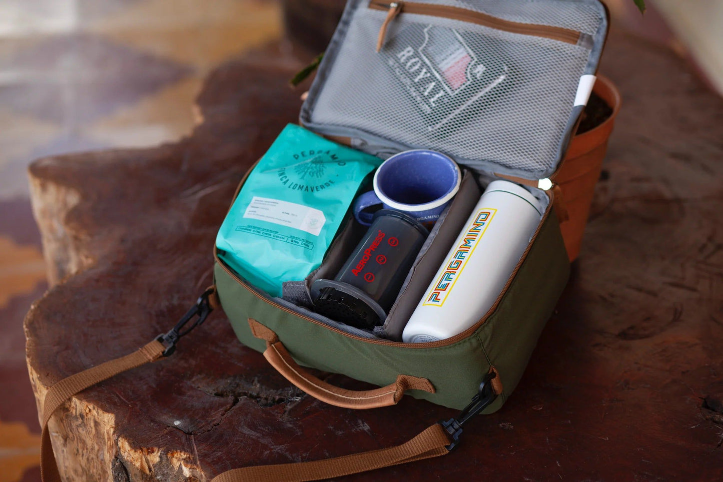 Estuche Cafetero PERGAMINO - QUALIBET