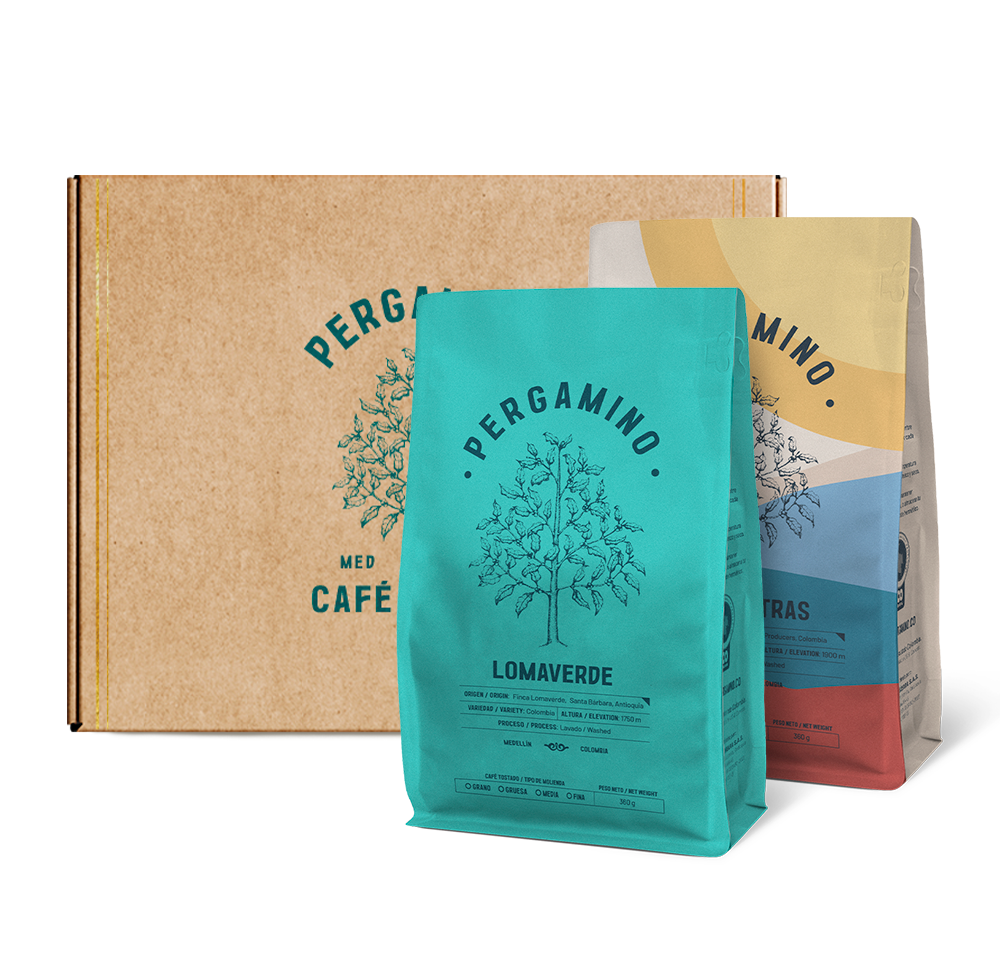 Kit Pergamino - Dos Bolsas de Café 360g