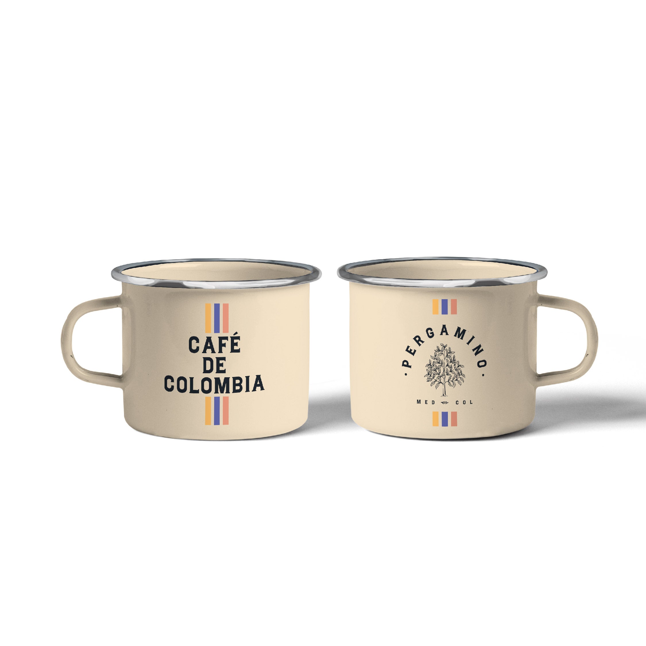 Mug en Peltre PERGAMINO - Café de Colombia