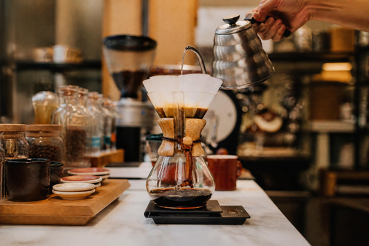 Cómo preparar café en Chemex: receta paso a paso