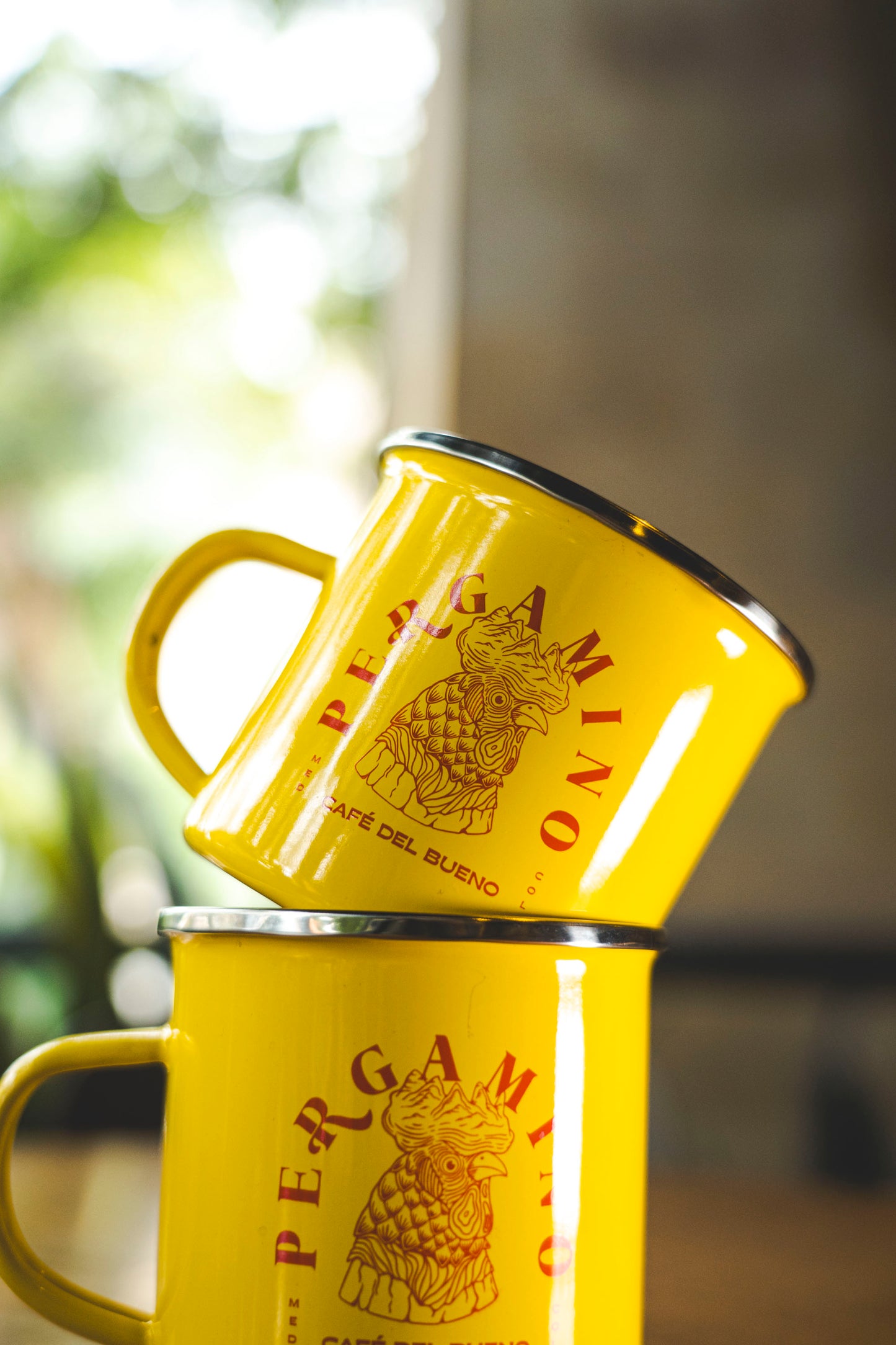 Mug en Peltre PERGAMINO - Gallo