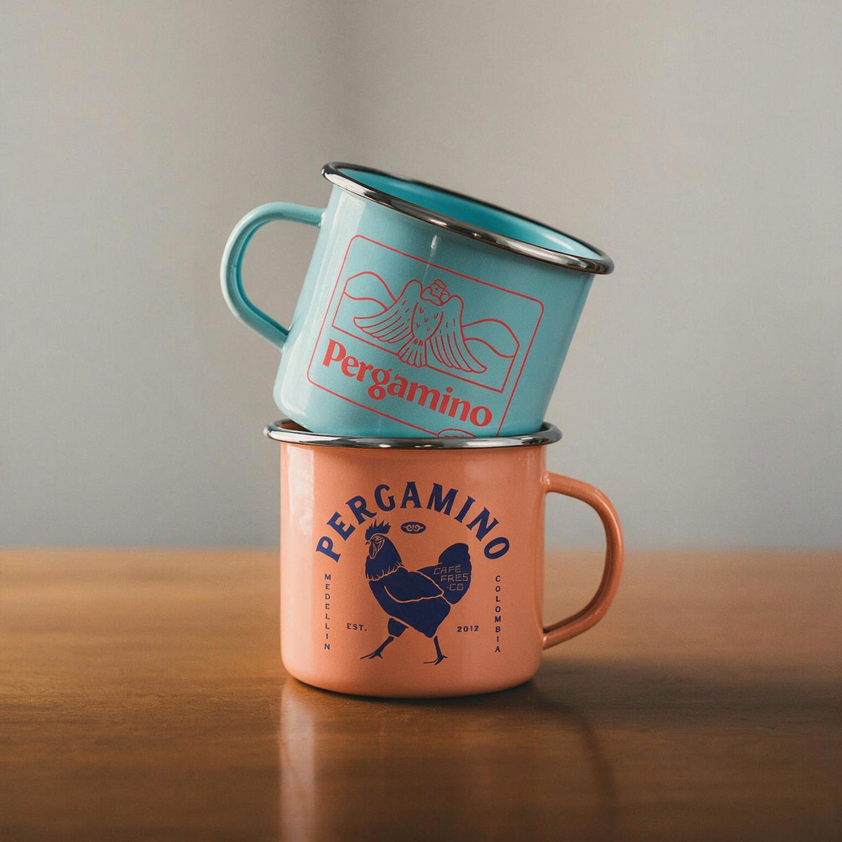 Mug en Peltre Cóndor Azul