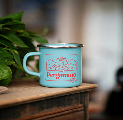 Mug en Peltre Cóndor Azul