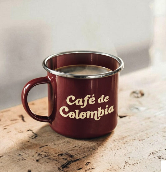 Mug en Peltre Café de Colombia (Vino)