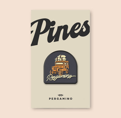 Pin Jeep Gris / Naranja