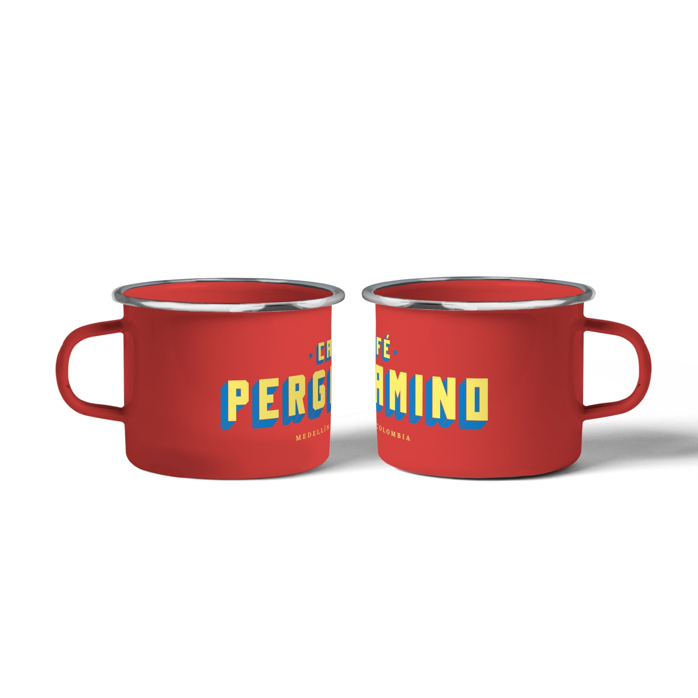 Mug en Peltre PERGAMINO - PERGAMINO ROJO